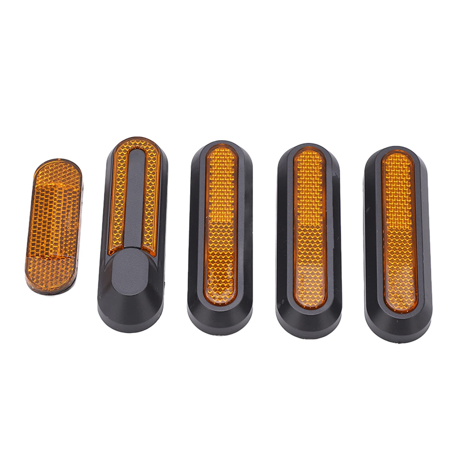 5Pcs Electric Scooter Wheel Hub Covers - Durable & Easy Install Accessories for Xiaomi M365 (Yellow) | Enhance Safety & Style for Commuting, Urban Travel & Outdoor Adventures