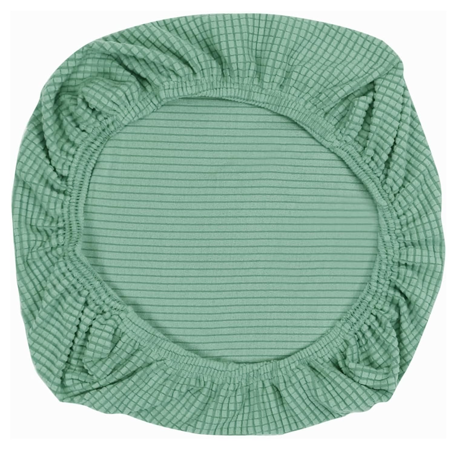 Yikko Elastic Stretch Dining Chair Covers - Super Fit Anti-Dust Spandex Slipcovers (15-20 Inch Seat Size, Green) | Washable & Removable Kitchen Chair Protectors for Home, Office, Restaurant & Event Decor