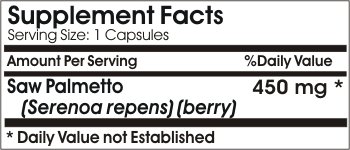PureControl Supplements Saw Palmetto 450mg - 100 Capsules | Natural Prostate Support for Men | Herbal Supplement for Urinary Health & Hair Growth | Perfect for Daily Wellness Routine