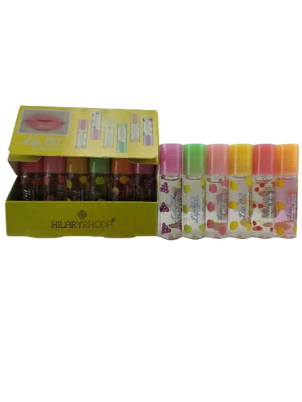 URJUWANI Hilaryhoda Magic Color Changing Lip Oil - Pack of 6 | Hydrating & Plumping Lip Gloss for Day & Night Wear, Perfect for Parties, Dates & Everyday Use