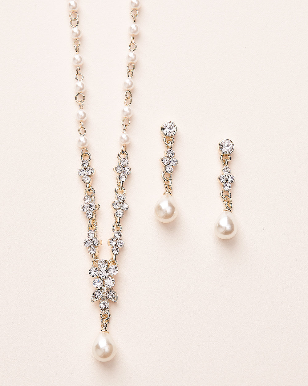 Primrose Jewelry Set - Elegant Floral Necklace & Earrings for Women | Perfect for Weddings, Parties & Special Occasions
