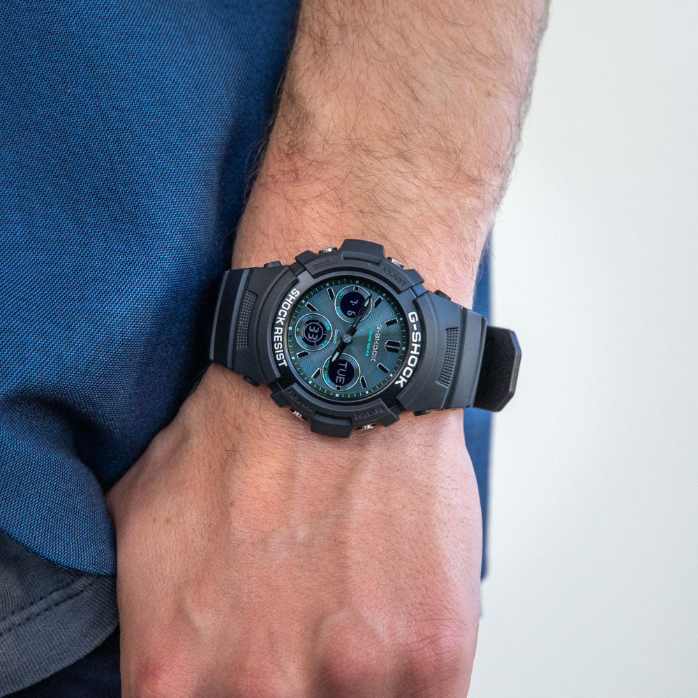G Shock AWRM100SMG-1 Digital Analog Watch for Men - Shock Resistant, Waterproof, LED Backlight - Perfect for Outdoor Sports, Hiking & Military Use