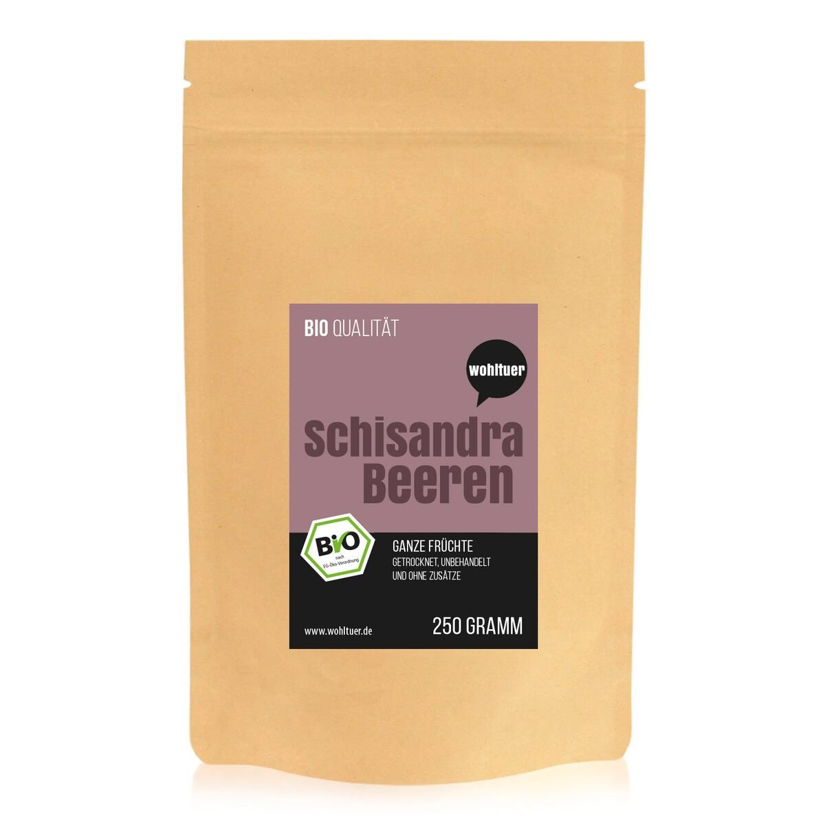 Organic Schisandra Berries 250g - Premium Dried Schisandra Chinensis - Antioxidant Superfood for Energy, Stress Relief & Liver Support - Perfect for Smoothies, Teas & Healthy Snacks