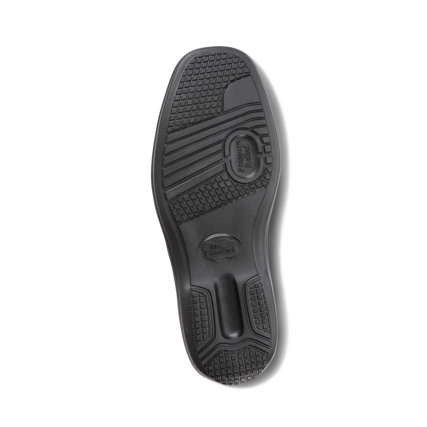 Dr. Comfort Classic Men's Therapeutic Diabetic Extra Depth Dress Shoes - Leather Lace-Up for Swollen Feet & Arch Support - Ideal for Office, Travel & Formal Occasions