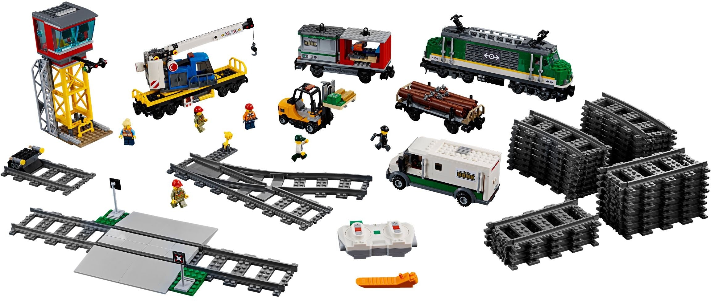 LEGO 60198 Cargo Train Set - Electric Toy Train Building Kit with Remote Control for Kids Ages 6-12 | Creative STEM Learning Toy for Birthday & Christmas Gifts | Perfect for Train Enthusiasts & Indoor Play