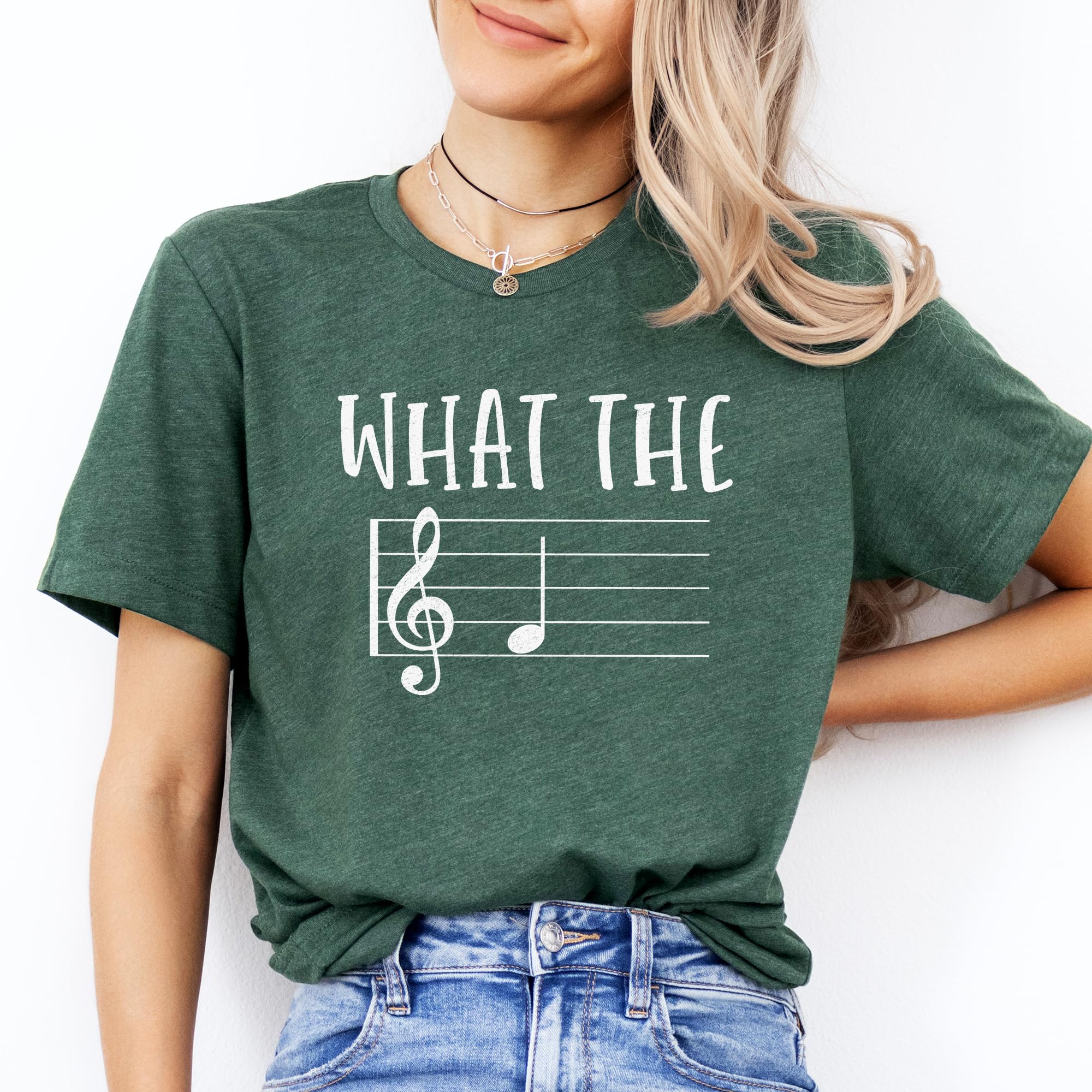 Music Note T-Shirt - Funny Musician Gift for Piano Teachers & Music Lovers - Unisex Softstyle Tee - Perfect for Concerts, Music Classes & Casual Wear