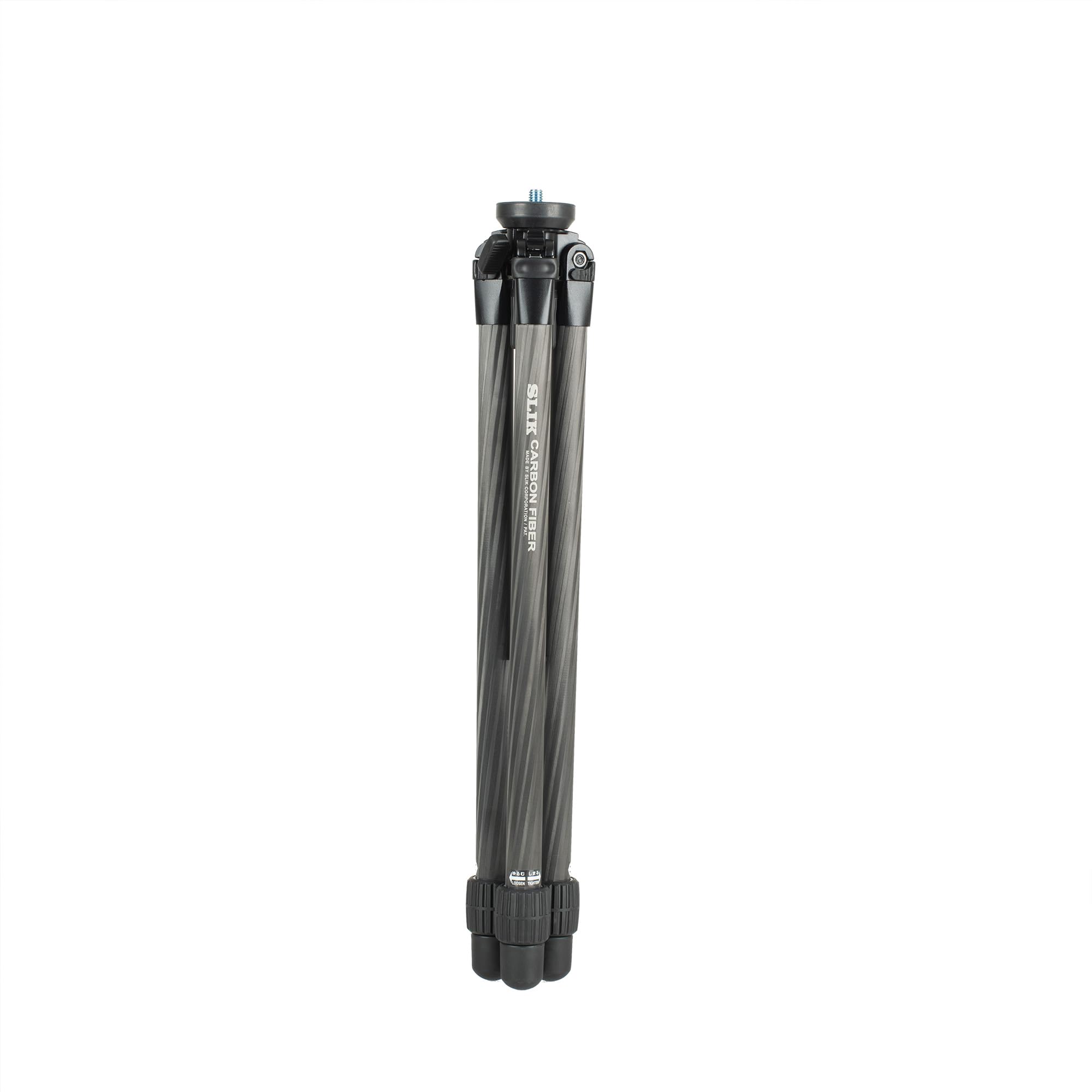 SLIK PRO CF-632 Carbon Fiber Backpacking Tripod 2-Sections 37.5