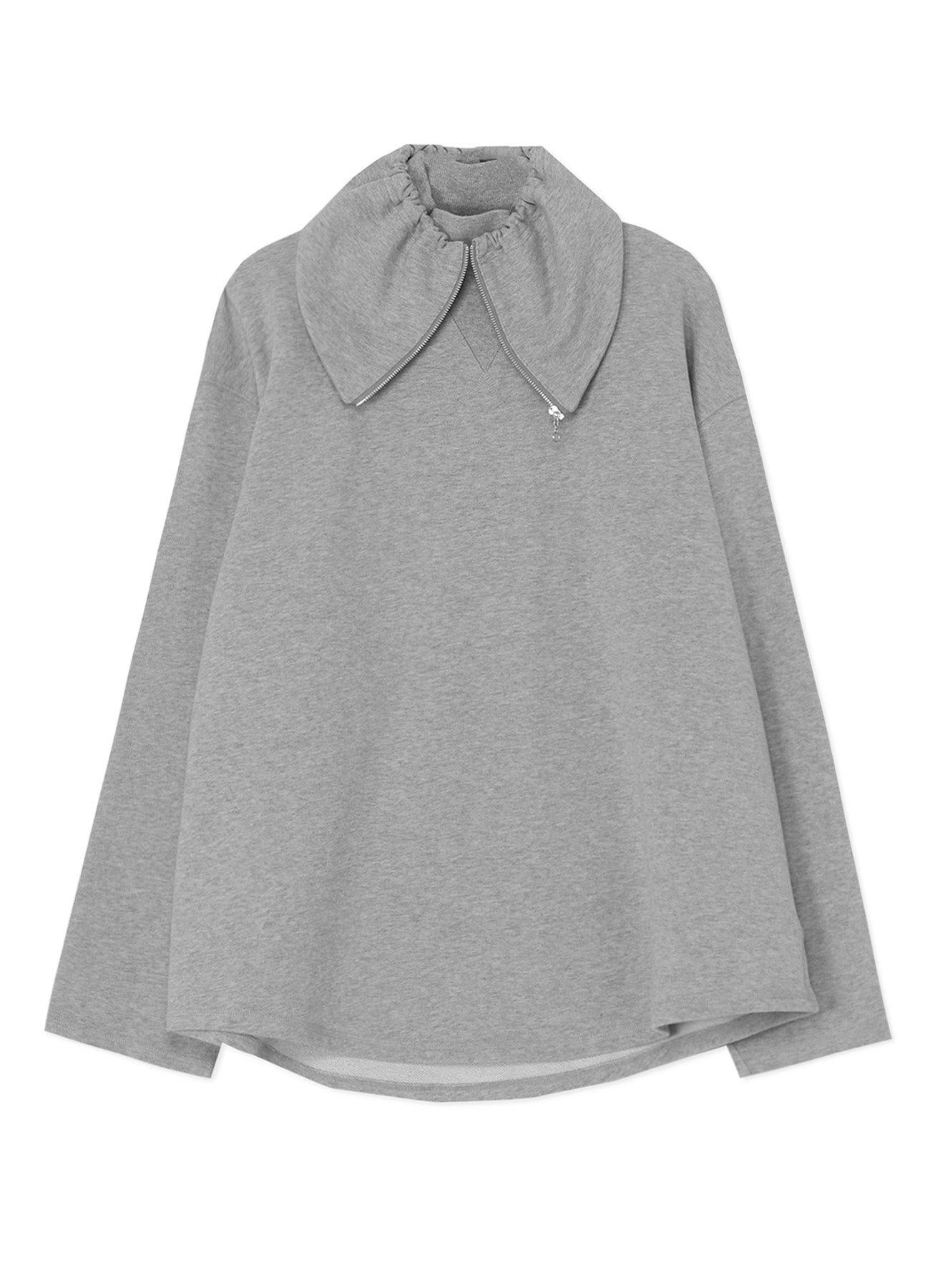 Soft Cotton Fleece High Neck Zip-Up Sweatshirt for Women - Cozy Winter Pullover for Casual Wear & Outdoor Activities