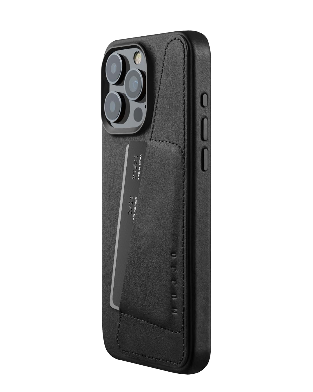 Premium Mujjo Leather Wallet Case for iPhone 15 Pro Max - MagSafe Compatible European Leather Phone Cover with Card Slot - Recycled Material Construction - Enhanced Protection for Phone & Camera - Perfect for Travel, Business & Everyday Use