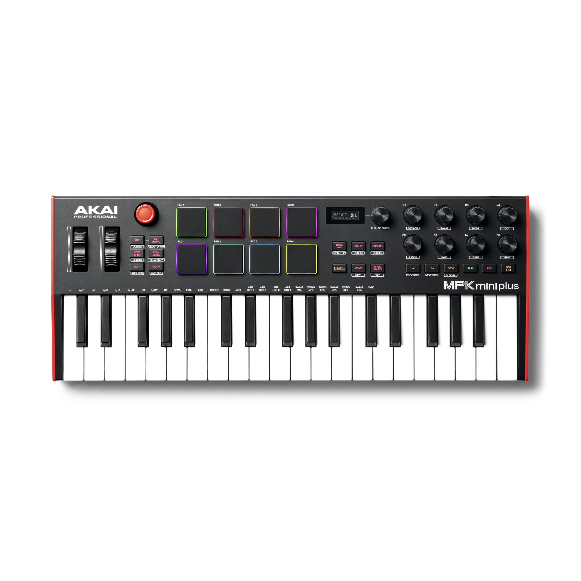 Akai Professional MPK Mini Plus 37-Key USB MIDI Keyboard Controller for Music Production, Beat Making & Live Performance - Perfect for Home Studio, DJ Sets & On-the-Go Producers