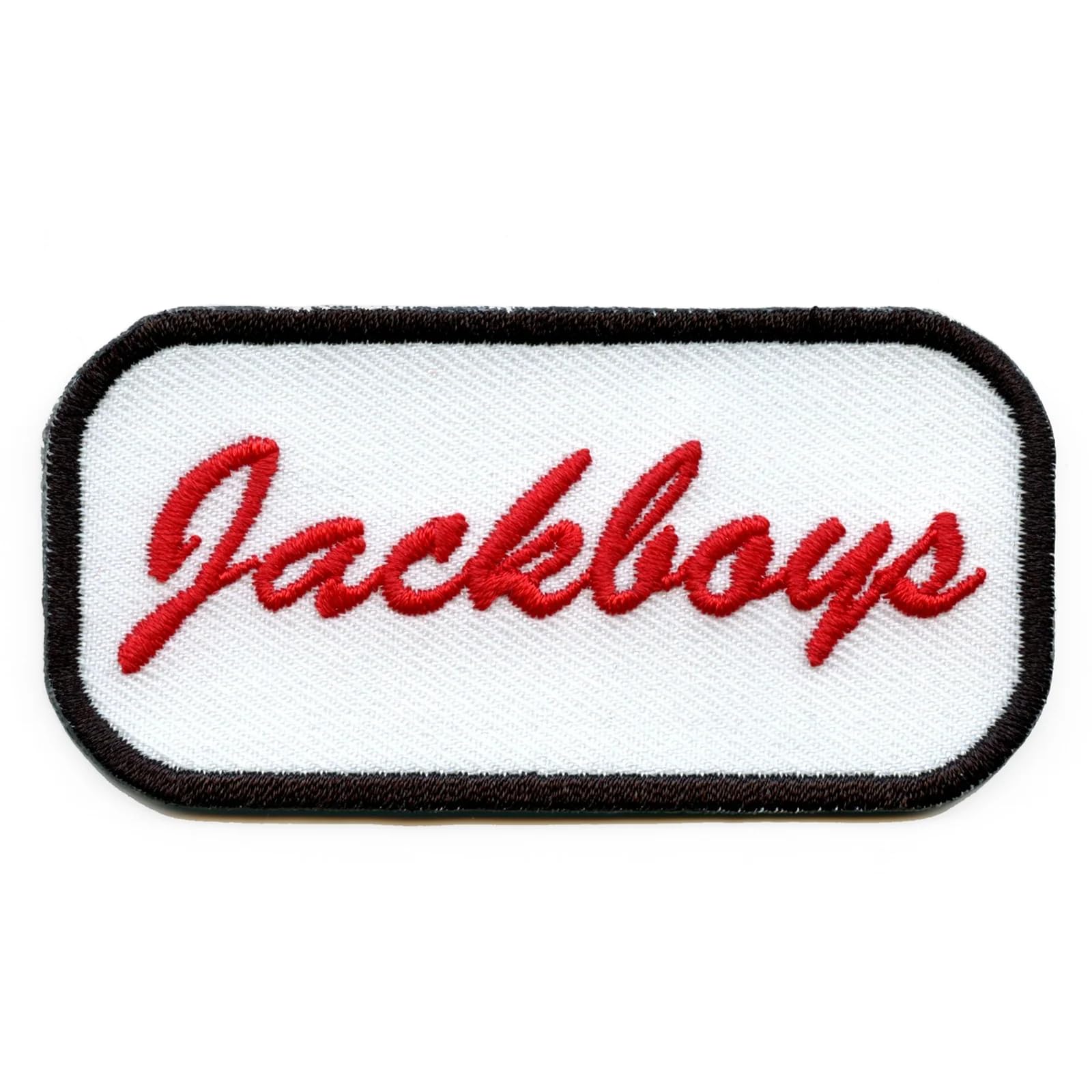 Jackboys Mechanic Nametag Patch - Embroidered Iron-On Uniform Badge for Workwear & DIY Clothing Customization | Perfect for Mechanics, Technicians & Uniform Identification