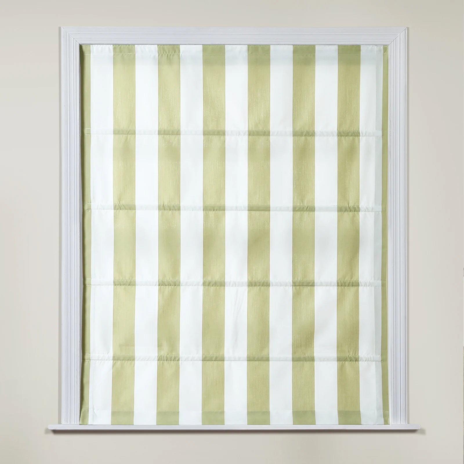 Celia Patterned Cordless Roman Shade Window Treatment - Blackout Fabric for Bedroom & Living Room Privacy & Light Control