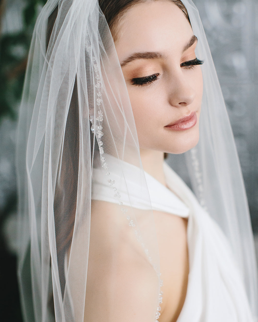Stephanie Crystal Veil - Elegant Wedding Accessory for Brides, Bridesmaids & Prom | Perfect for Weddings, Formal Events & Special Occasions