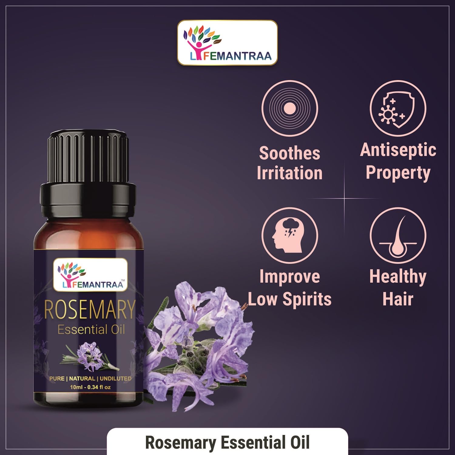 Pure Rosemary & Ylang Ylang Essential Oil Set - 15ml Each (30ml Total) for Aromatherapy, Home Diffusers, Soap & Candle Making - Natural Air Freshener for Relaxation, Stress Relief & Better Sleep