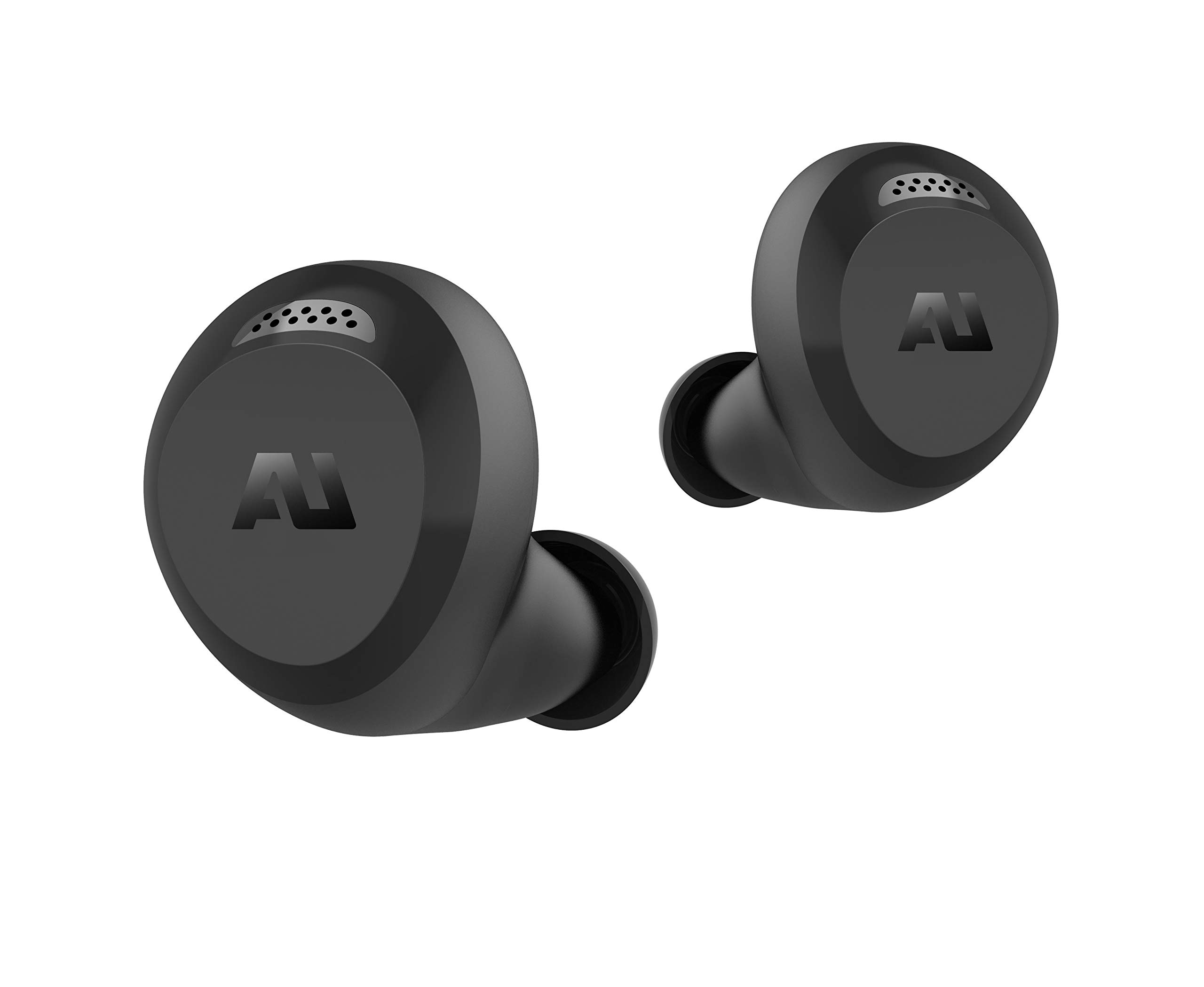 ausounds AU-Stream Hybrid Bluetooth True Wireless Earbuds with Active Noise Cancellation, Touch Controls & Wireless Charging Case - Premium Dynamic Drivers for Crystal Clear Audio (Black) | Perfect for Commuting, Workouts & Travel