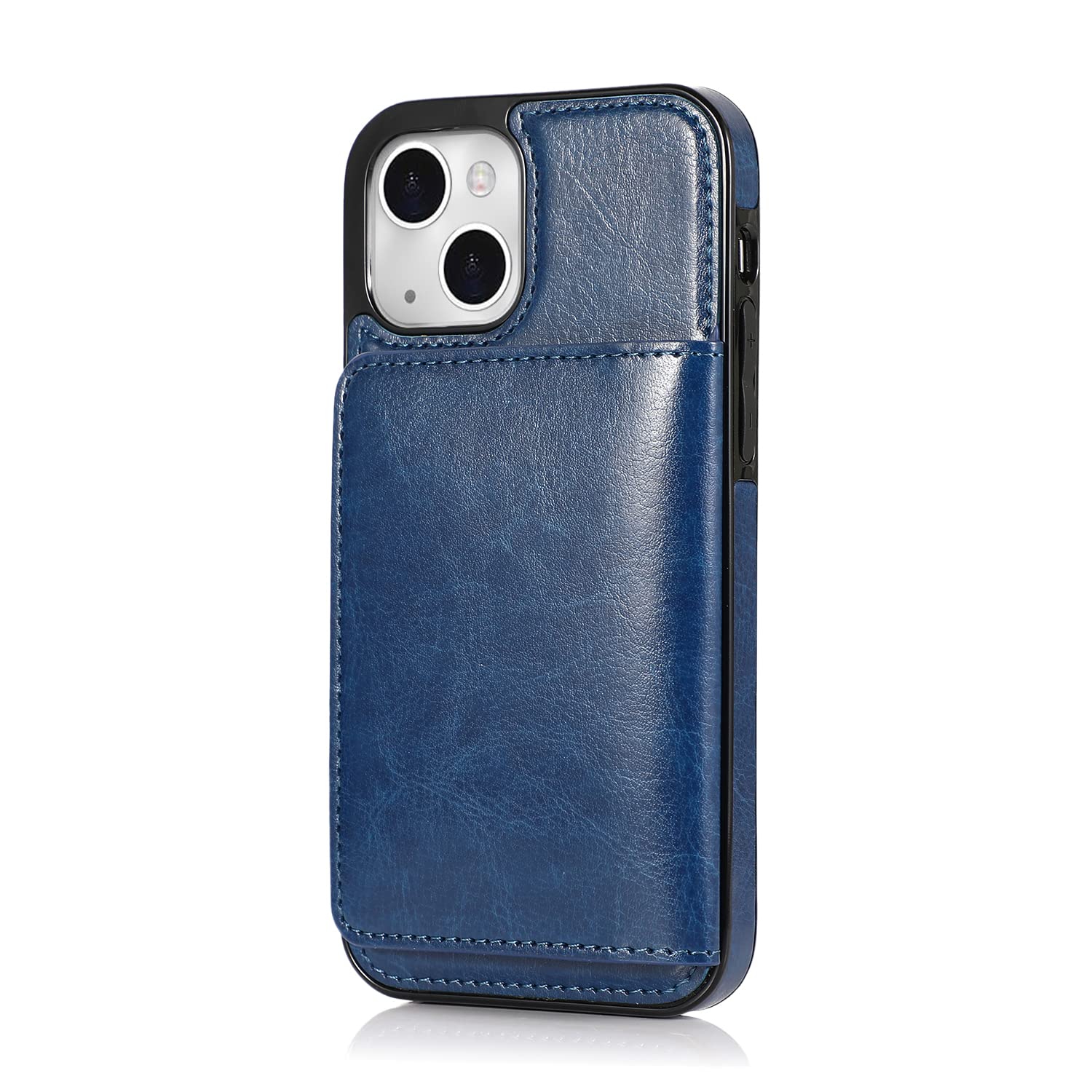 **iPhone 13 Case with Tempered Glass Screen Protector & Magnetic Wallet Cover – Compatible with iPhone 13 6.1