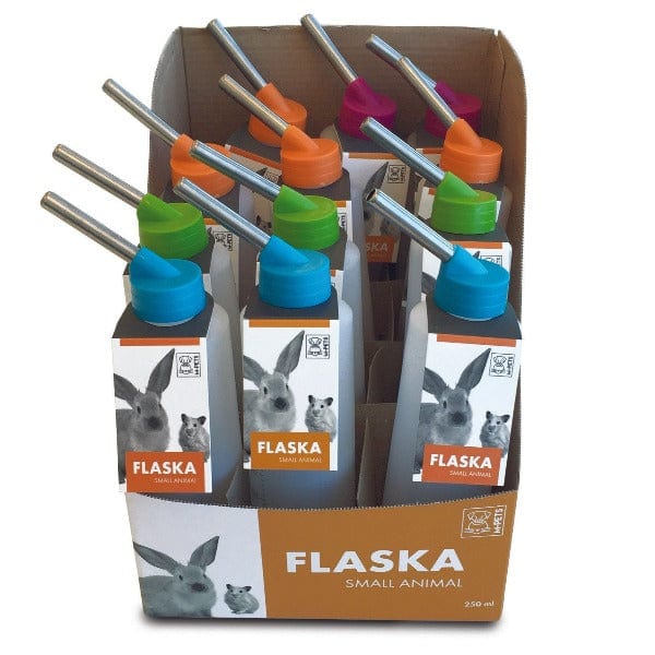 M PETS Flaska Leak-Proof Water Bottle for Dogs & Cats - Portable Pet Travel Bowl for Hiking, Walking, and Outdoor Adventures