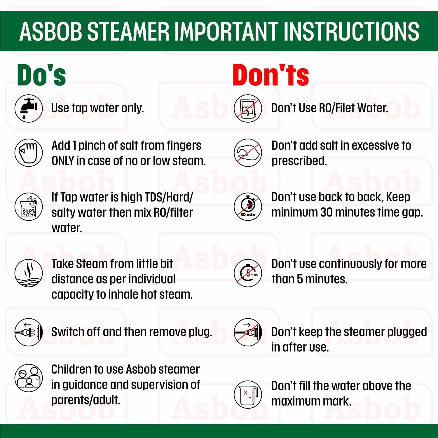 Asbob Steam Inhaler for Cold & Cough Relief - Facial Steamer & Vaporizer for Adults - Portable Nebulizer for Sinus Congestion, Dry Skin - Home & Travel Use (Blue)