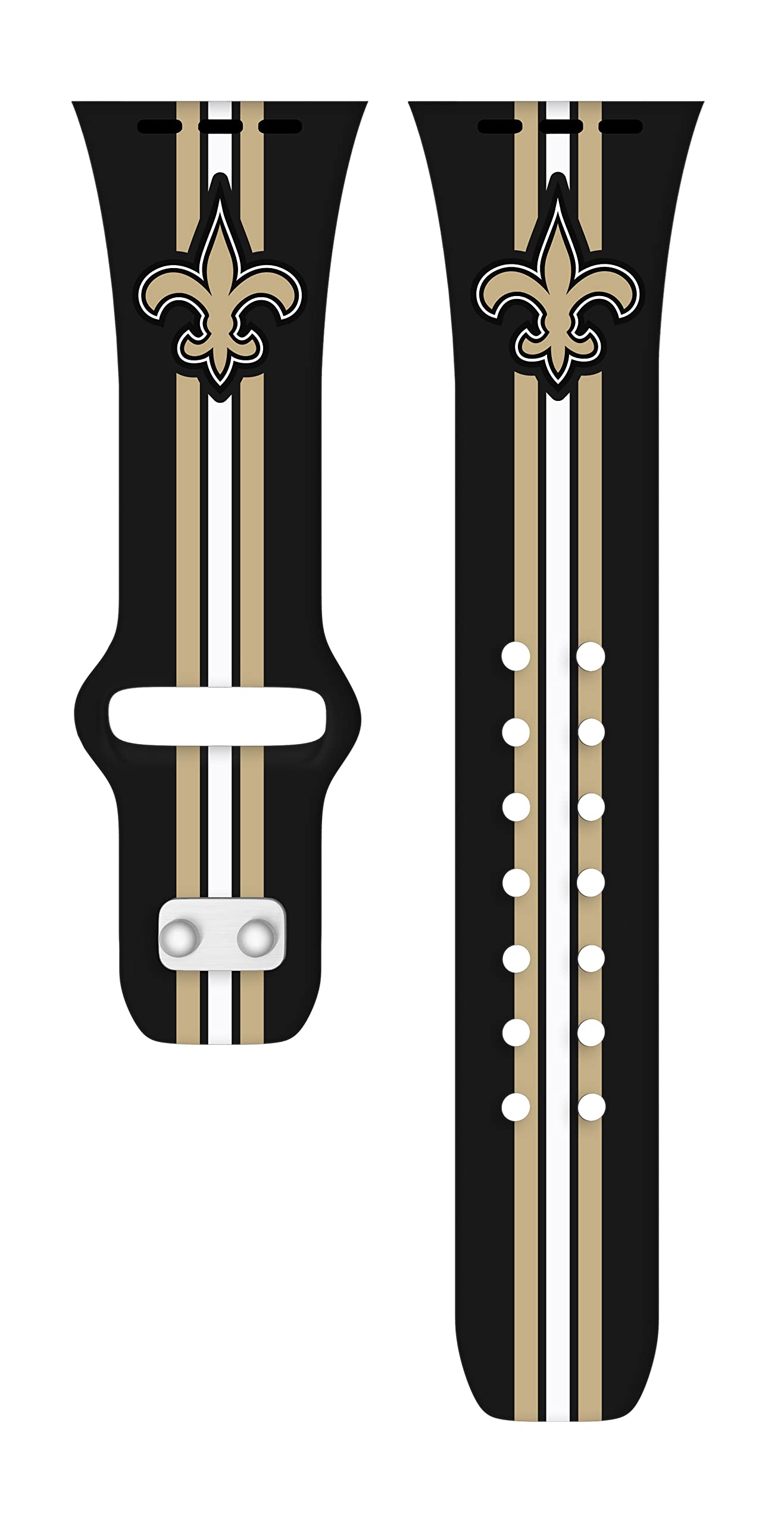New Orleans Saints HD Apple Watch Band - Compatible with All Apple Watch Models - Perfect for Game Day, Sports Fans & Team Spirit Accessories