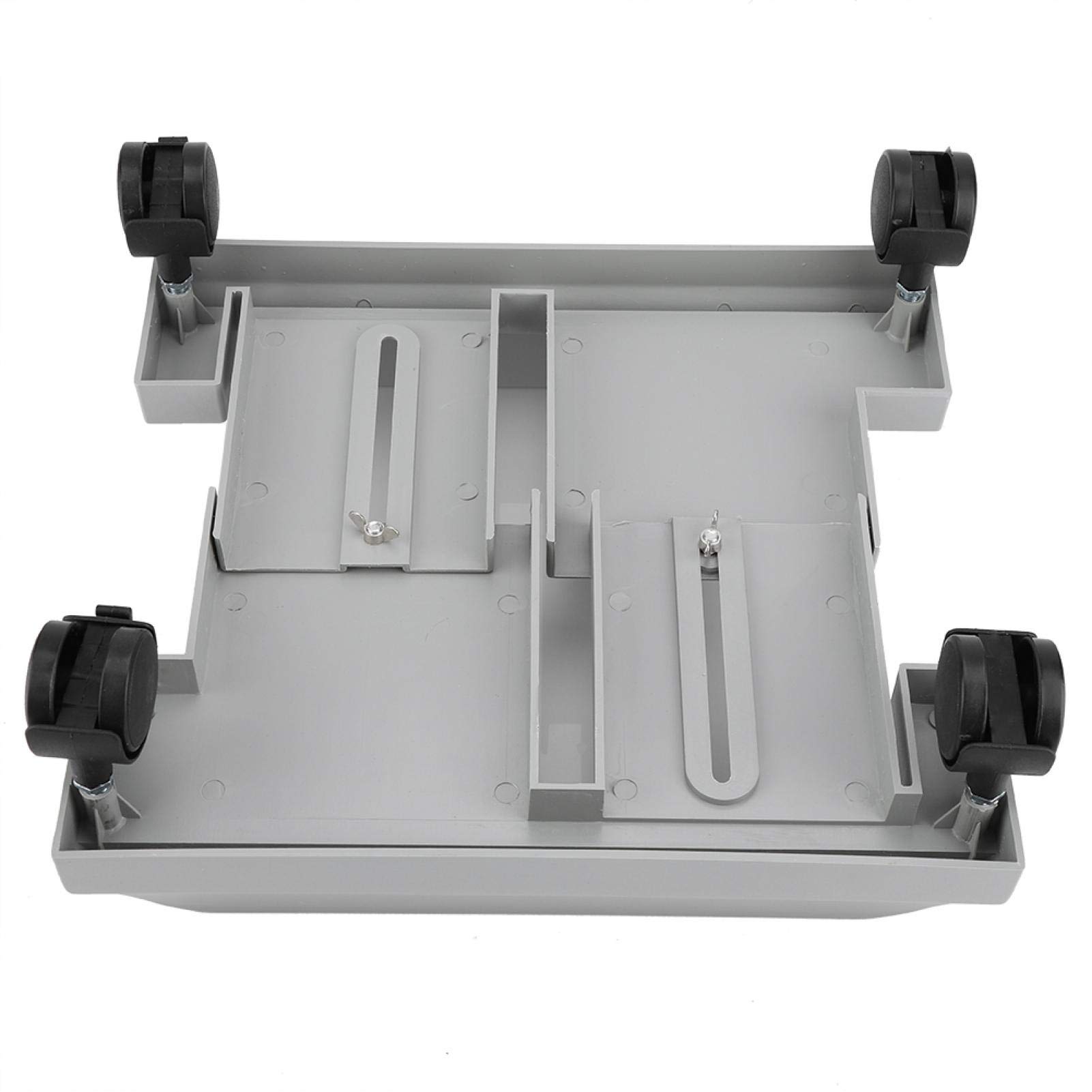 Ergonomic Computer Stand Holder - Adjustable Desktop Stand for Office & Home PC, Laptop, Mainframe - Durable White Computer Case Bracket for Better Posture & Workspace Organization