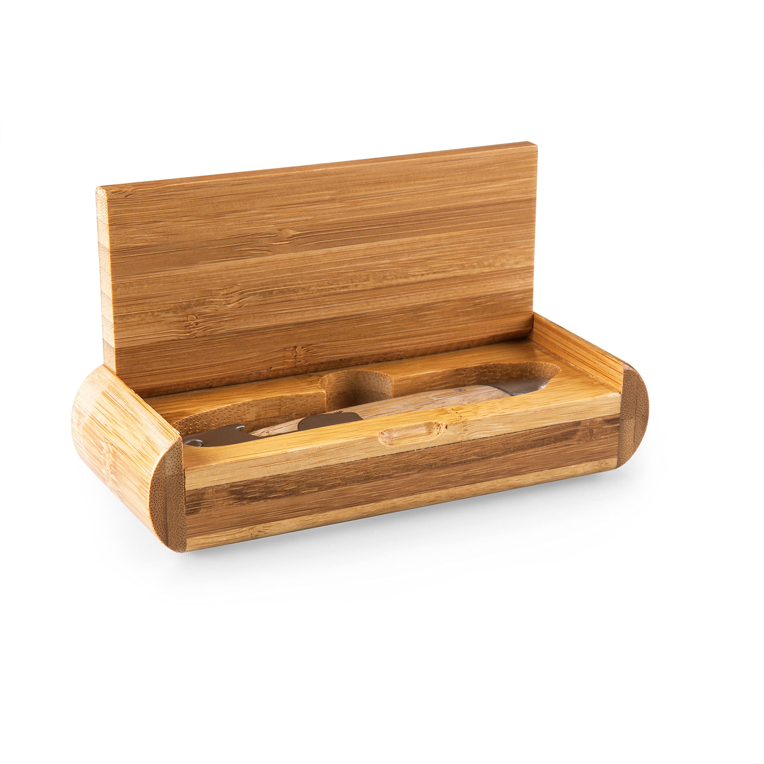 NFL Minnesota Vikings Engraved Bamboo Tool Set - Perfect for Tailgating, Home Decor & Vikings Fan Gifts