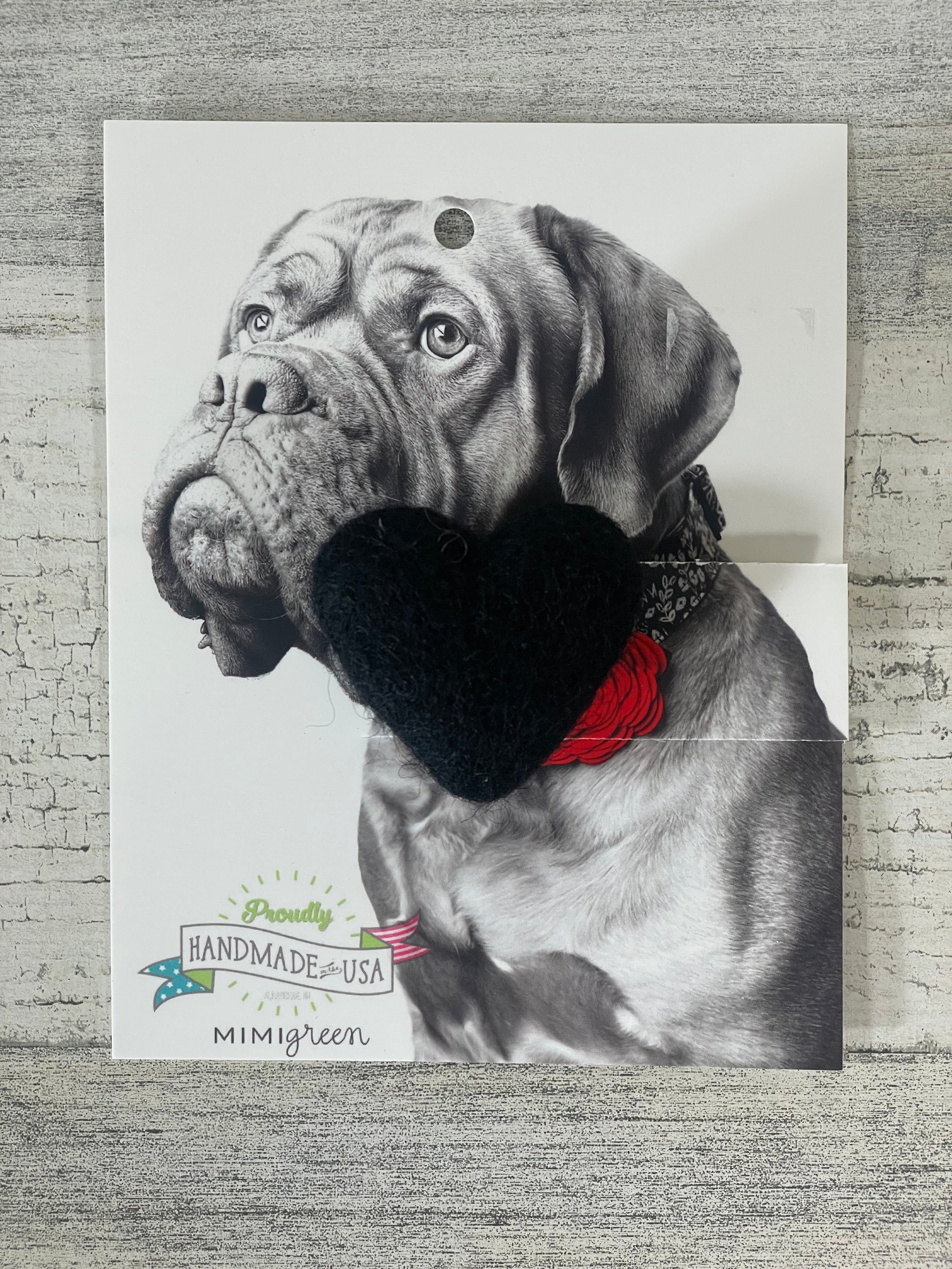 Mimi Green Single Heart Dog Collar - Adjustable Pet Collar with Heart Charm - Perfect for Small & Medium Dogs - Valentine's Day, Daily Walks & Photo Shoots
