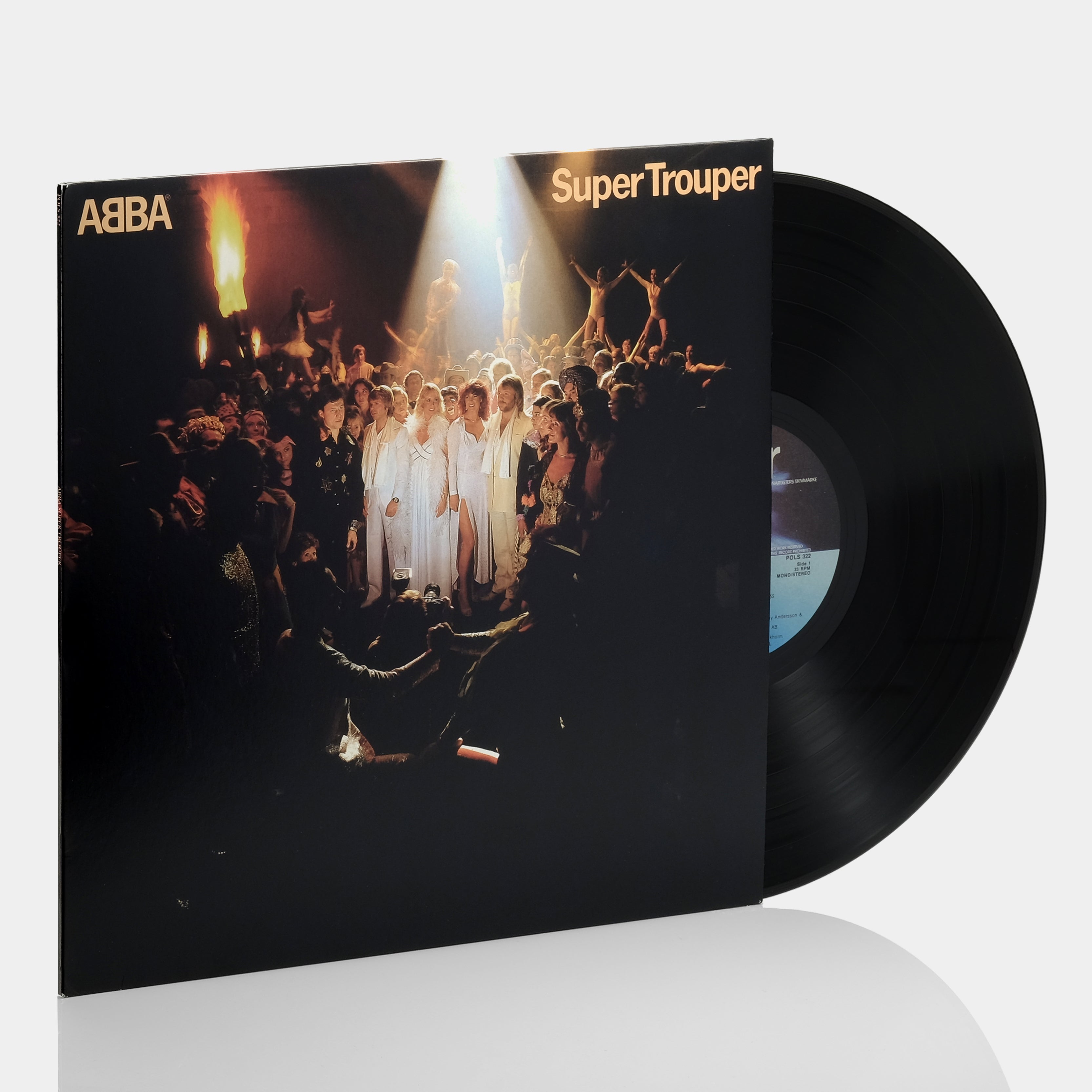 ABBA Super Trouper LP Vinyl Record - 180g High Quality Audiophile Pressing | Classic Pop Music Album for Collectors & Music Lovers | Perfect for Home Listening, Gifts & Vinyl Collections