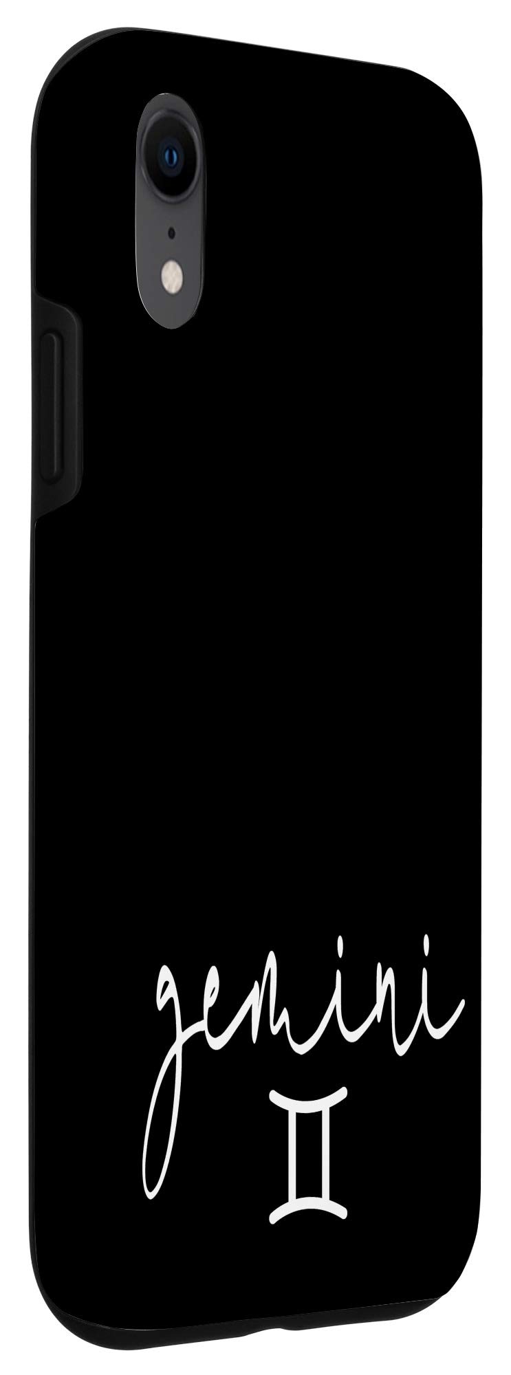 Gemini Horoscope iPhone XR Case - Durable Black & White Zodiac Sign Phone Cover for Protection & Style - Perfect for Daily Use, Gifts & Astrology Lovers