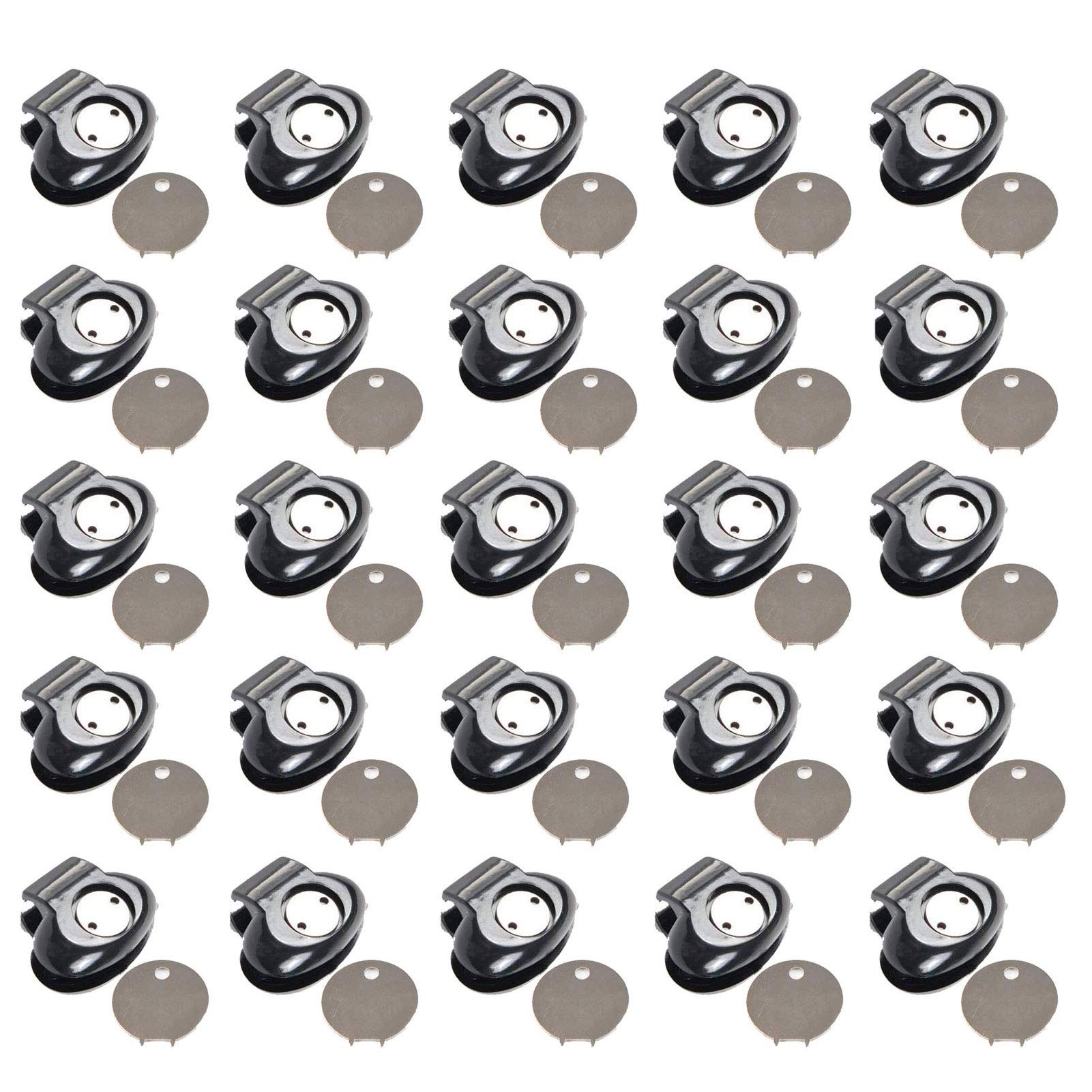 Universal Trigger Lock for Handguns & Rifles - 25-Piece Gun Safety Lock Set in Black - Perfect for Firearm Storage, Range Use & Travel Security