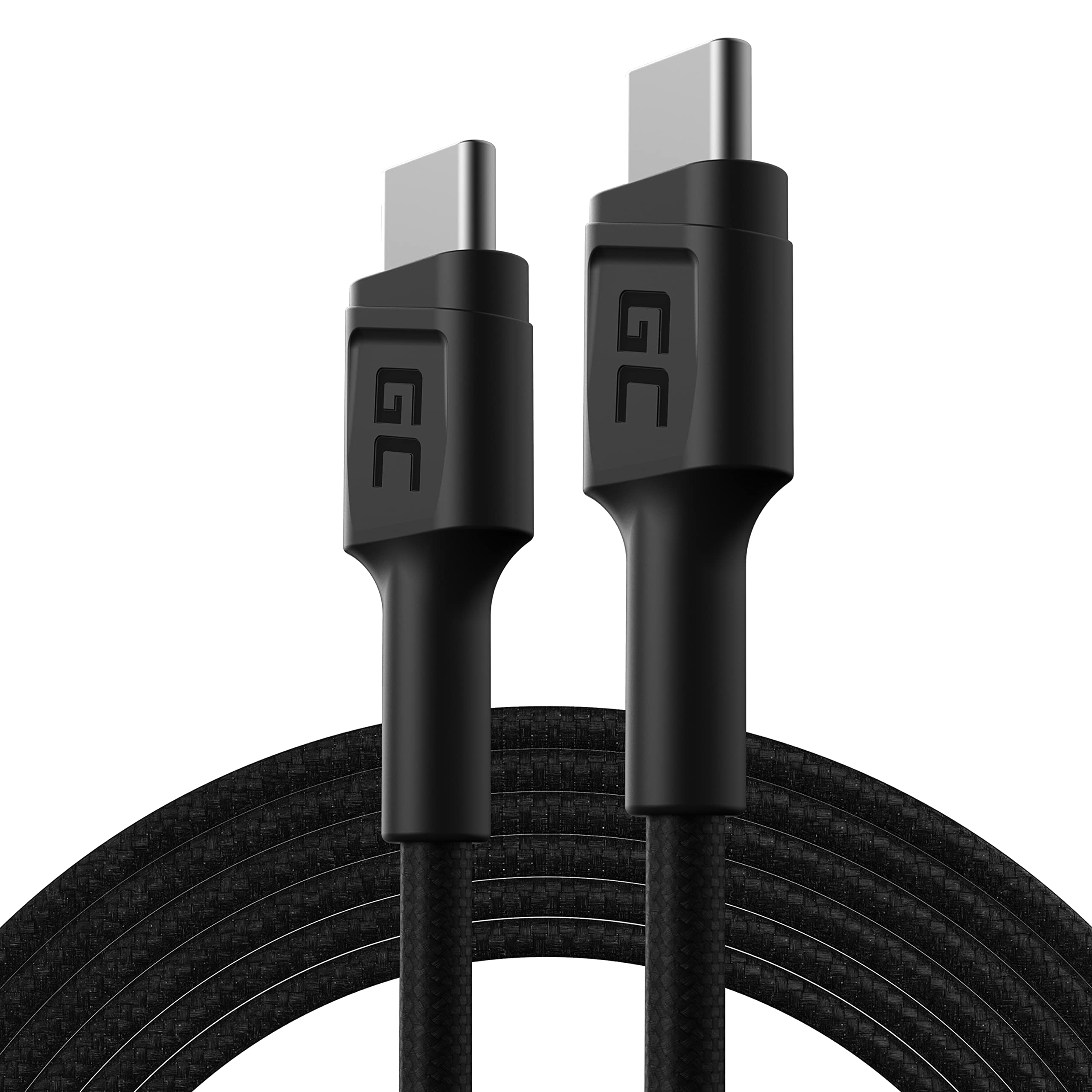 2m USB C to USB C Cable 60W Fast Charging Nylon Braided - PD 3.0 Quick Charge for Samsung Galaxy S21/S20/S10/S9/S8+/Note 20/10, iPad Pro 2020, MacBook Pro | Durable Charger Cord for Home, Office & Travel
