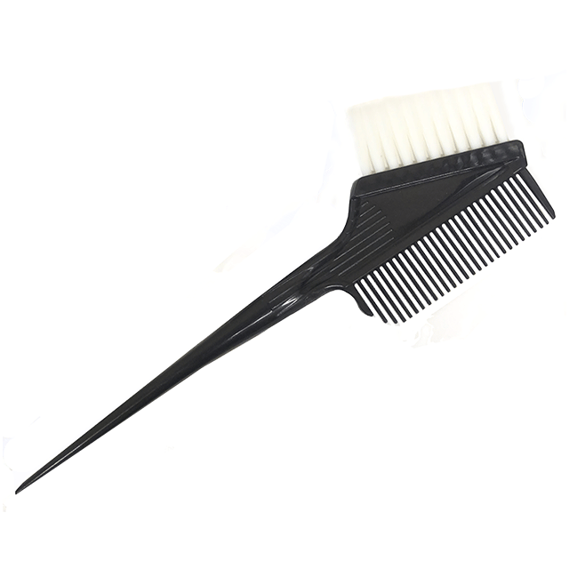 Professional Tint Brush with Comb Feather Edge - Perfect for Hair Coloring, Highlights, and Salon Styling at Home