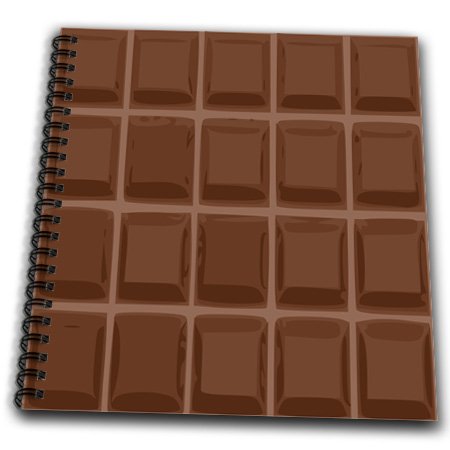 Funny Chocolate Bar Design Book for Chocoholics - 12x12 Inch Memory Scrapbook for Sweet Treat Lovers