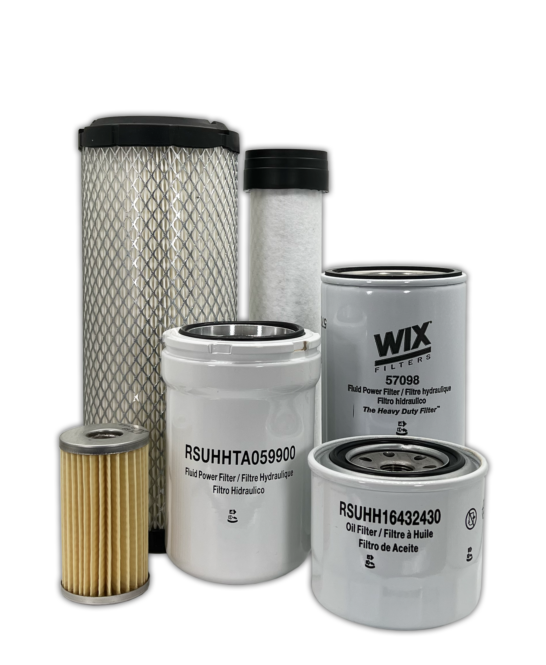 Kubota L3710HSTC Tractor Maintenance Filter Kit - HERO® OEM Replacement Air, Oil & Fuel Filters - Perfect for Routine Tractor Maintenance & Farm Equipment Care