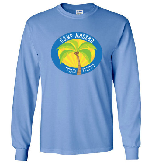 Massad Long Sleeve T-Shirt for Men - Comfortable Cotton Crewneck Casual Shirt - Perfect for Work, Travel & Everyday Wear