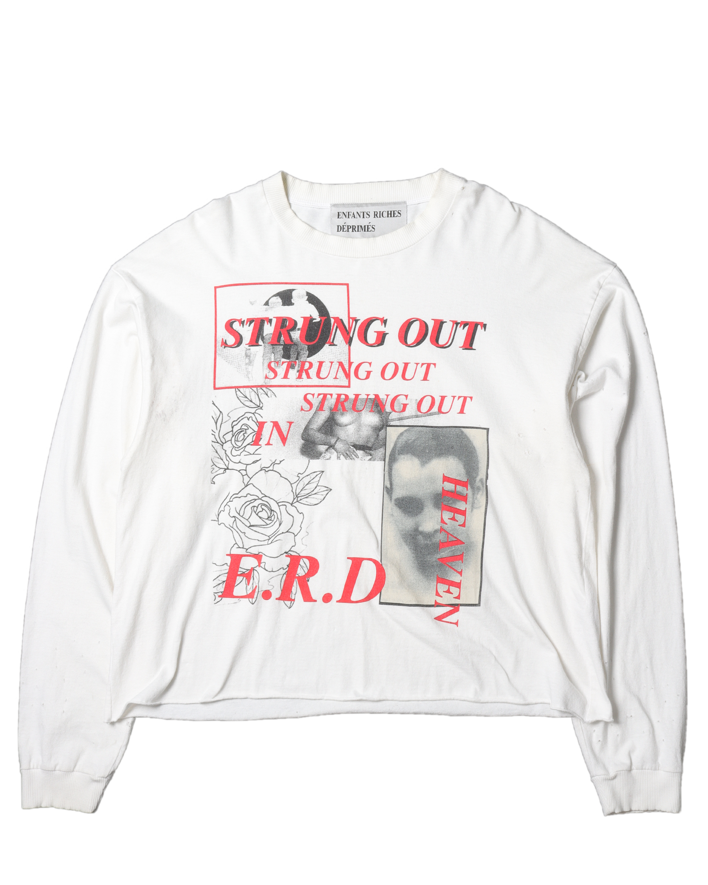 Strung Out Raw Hem Long Sleeve T-Shirt for Women | Trendy Distressed Casual Top for Streetwear & Layering