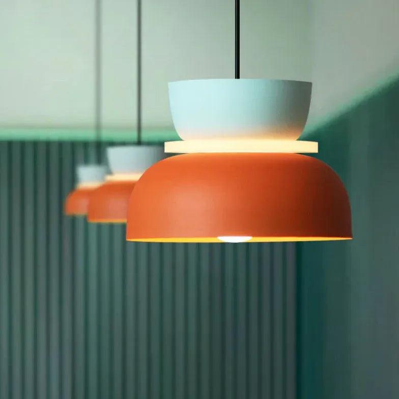 Modern Stacked Shape Pendant Light for Dining Room - Elegant Ceiling Lighting Fixture for Kitchen Island, Breakfast Nook & Contemporary Home Decor