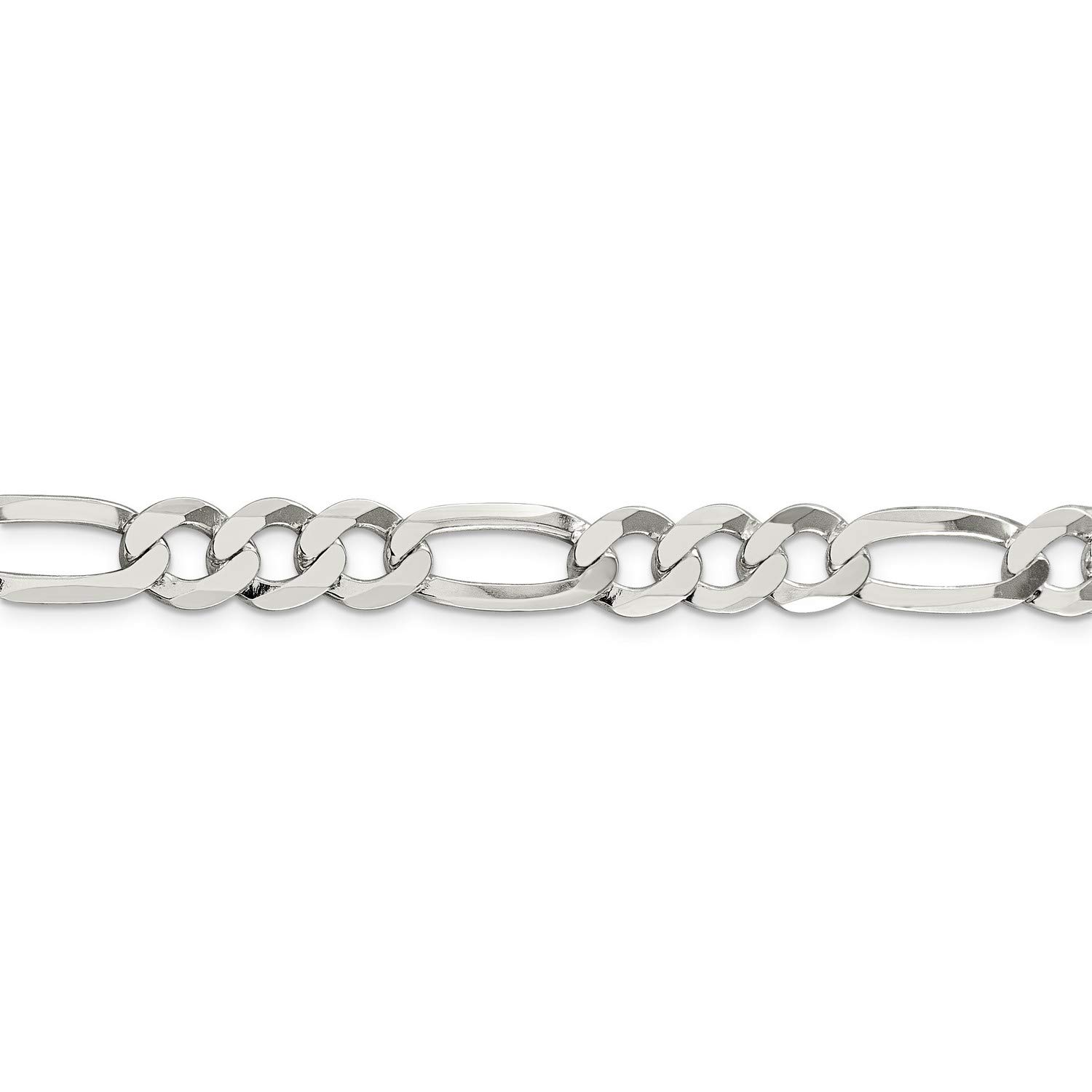 925 Sterling Silver Lightweight Figaro Chain Necklace, Bracelet or Anklet - Dainty Jewelry for Women & Men - Perfect for Everyday Wear, Gifts & Special Occasions