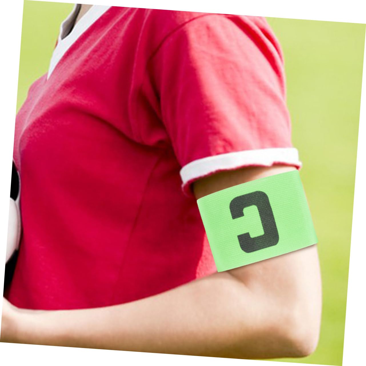 8 Pack Adjustable Football Captain Armbands - Soccer Team Leader Arm Bands with Velcro Strap for Men & Women - Perfect for Matches, Training & Team Identification