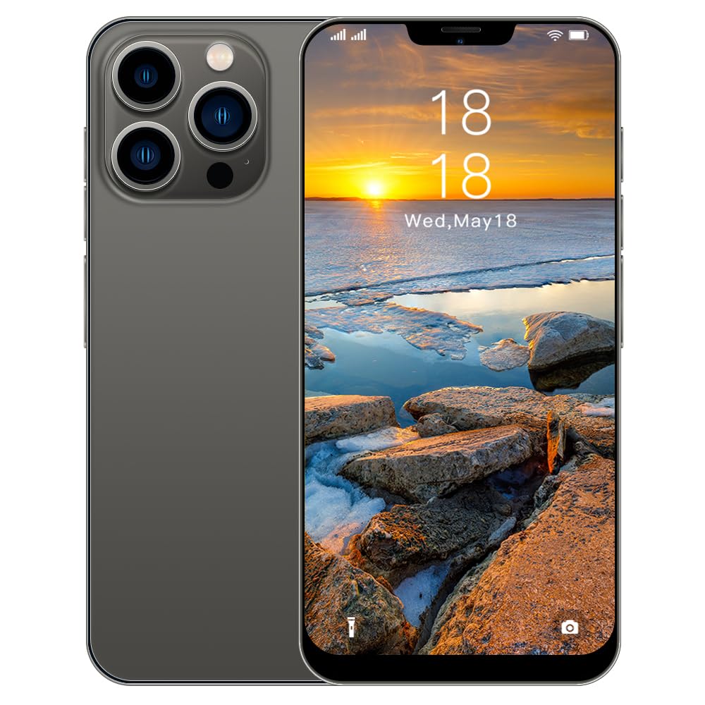 Unlocked 6.7-inch Smartphone IP14 Pro Max - 2+16GB HD Full Screen Android Phone with Dual SIM for Boost Mobile & Straight Talk | Perfect for Business, Travel & Daily Use