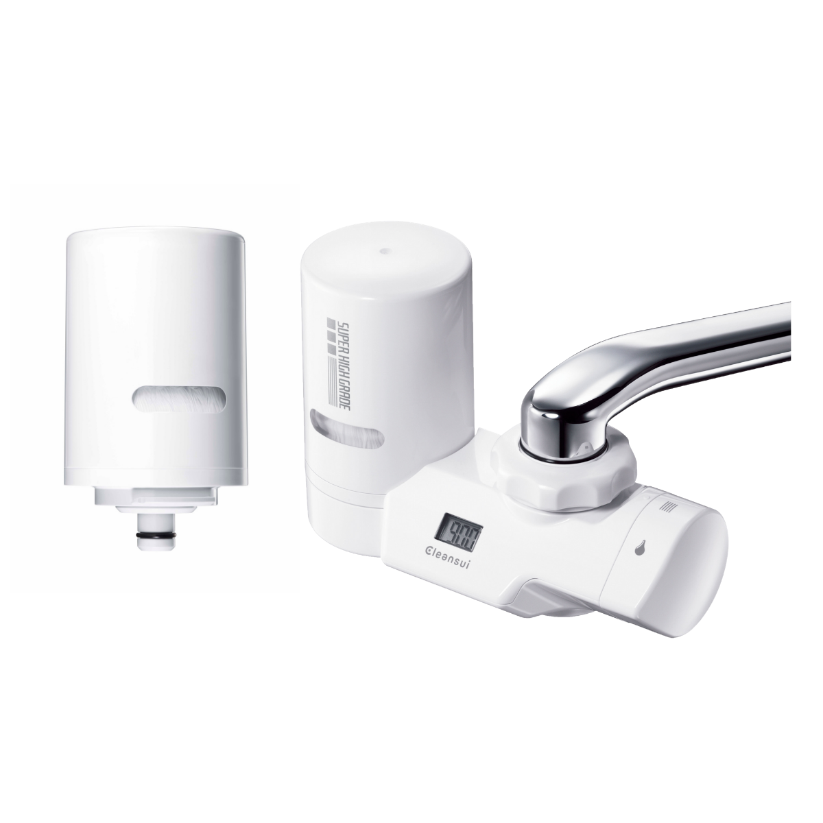 Cleansui EF203 Under Sink Water Filter System - 2 Replacement Cartridges Included | High-Performance Filtration for Clean Drinking Water | Perfect for Kitchen, RV, and Office Use