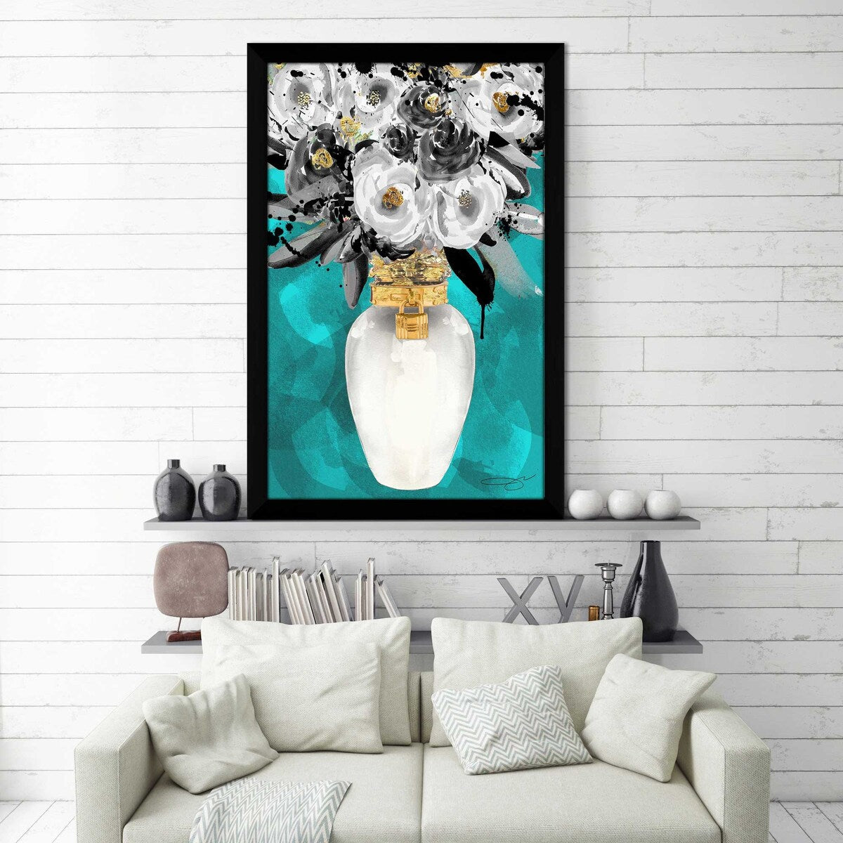 Always Fresh Blue by Jodi - Premium Acrylic Wall Art Print - Modern Home & Office Decor for Living Room, Bedroom, Kitchen