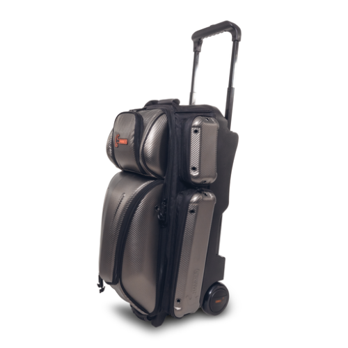 Hammer Carbon Shield 3 Ball Roller Bowling Bag - Durable Bowling Accessory for League & Tournament Players - Perfect for Travel & Pro Bowling Events