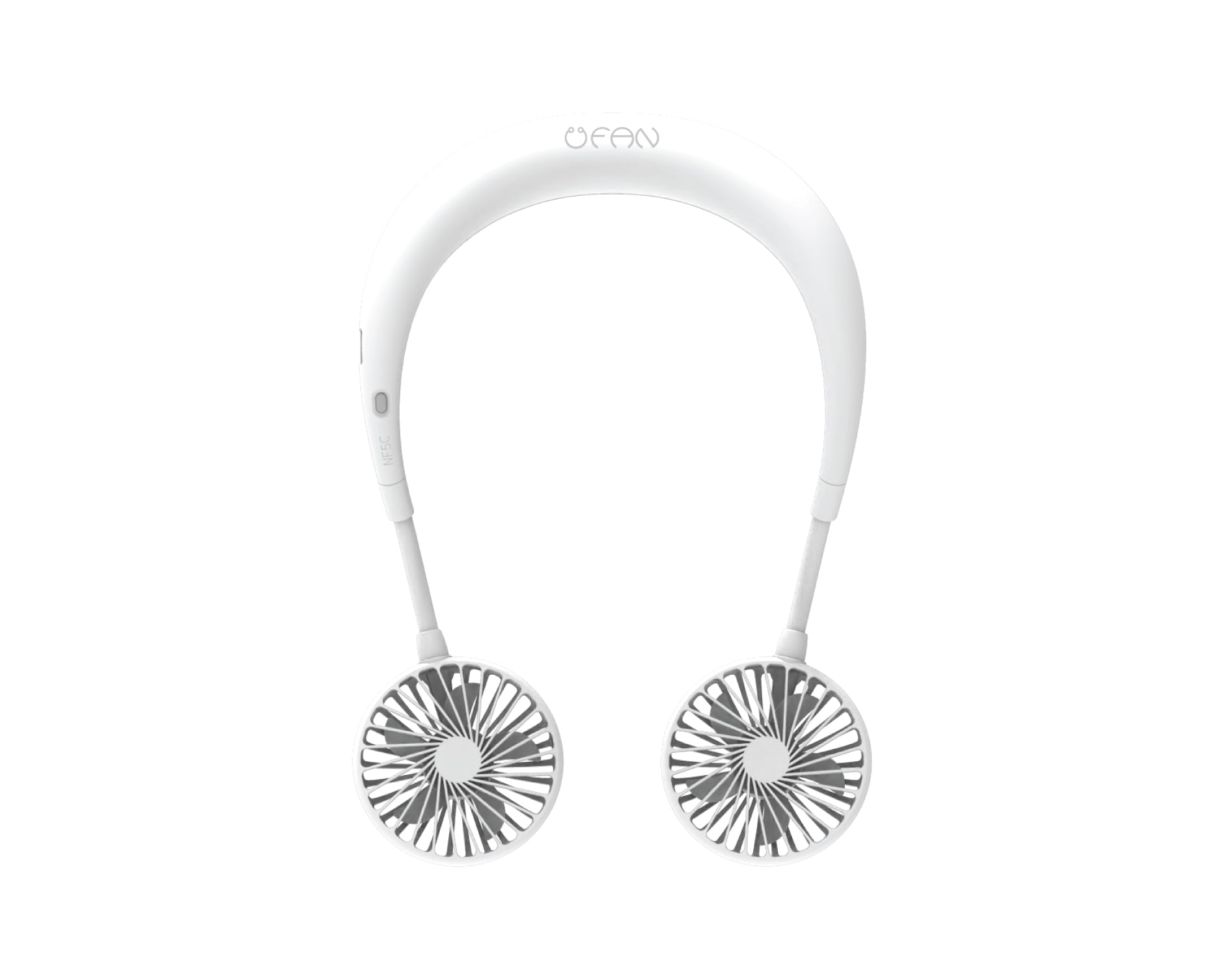 BLUEIDEE NF5C Wearable Neck Fan - Hands-Free Personal Cooling Fan for Outdoor, Travel, Gym & Office Use