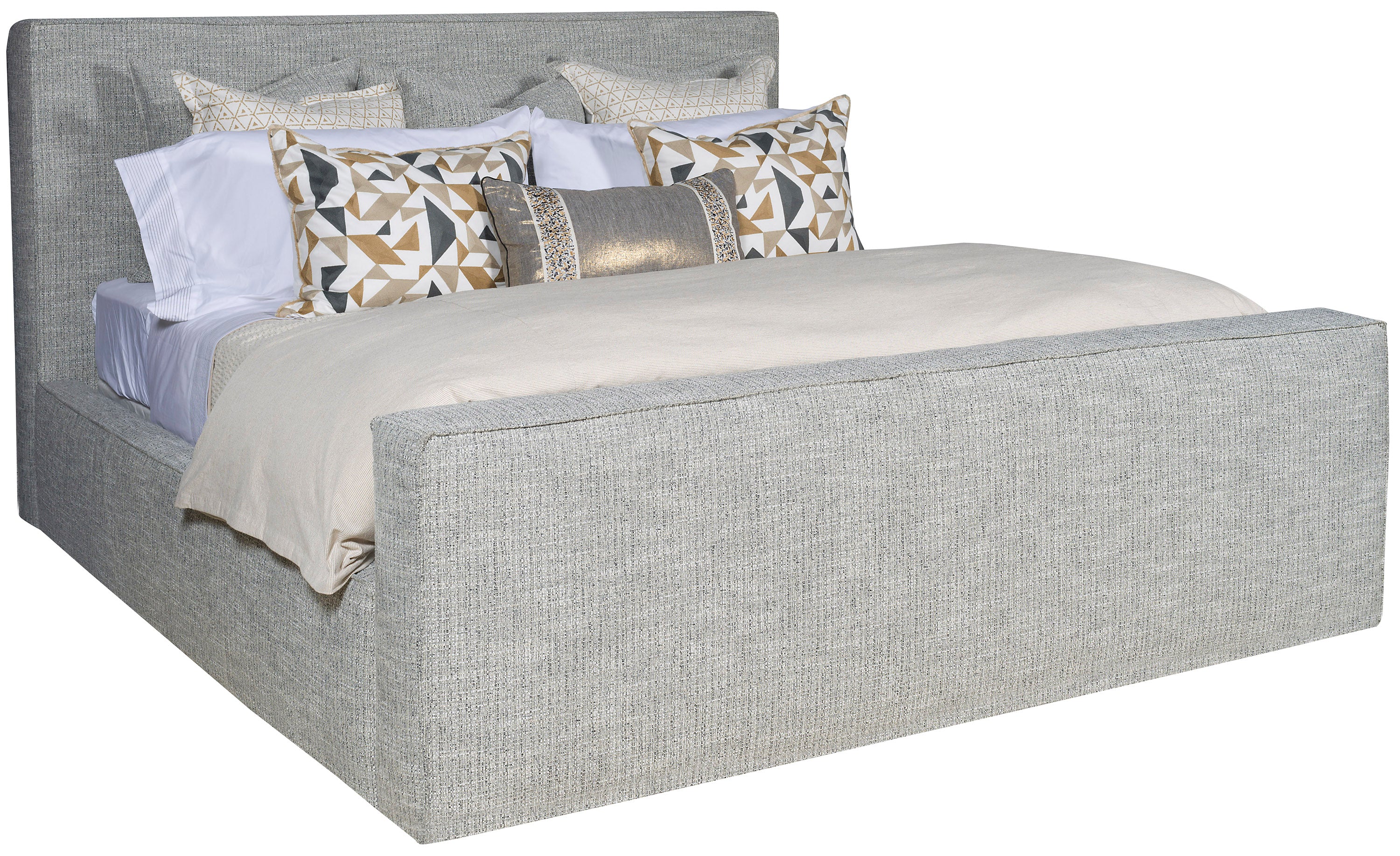Westcott Queen Size Bed Frame - Sturdy Metal Platform Bed with Headboard & Footboard - Perfect for Master Bedroom, Guest Room & Dormitory