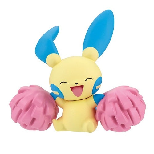 Takara Tomy Pokemon Minna De Ouen Cheering Mascot 1.5 Inch Mini Figure - Perfect for Collectors, Party Favors & Desk Decor