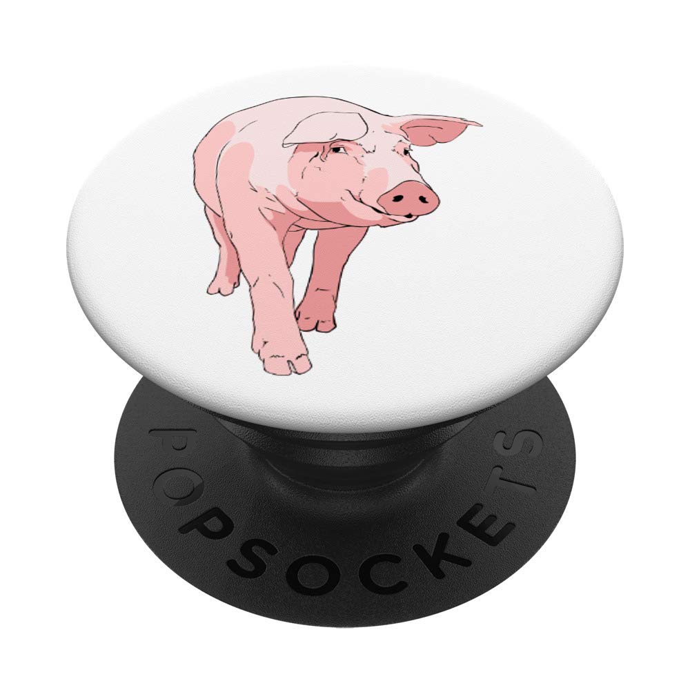Adorable Pink Pig Phone Grip & Stand - Cute Animal Phone Holder for iPhone Samsung - Perfect for Farmers, Animal Lovers & Everyday Use