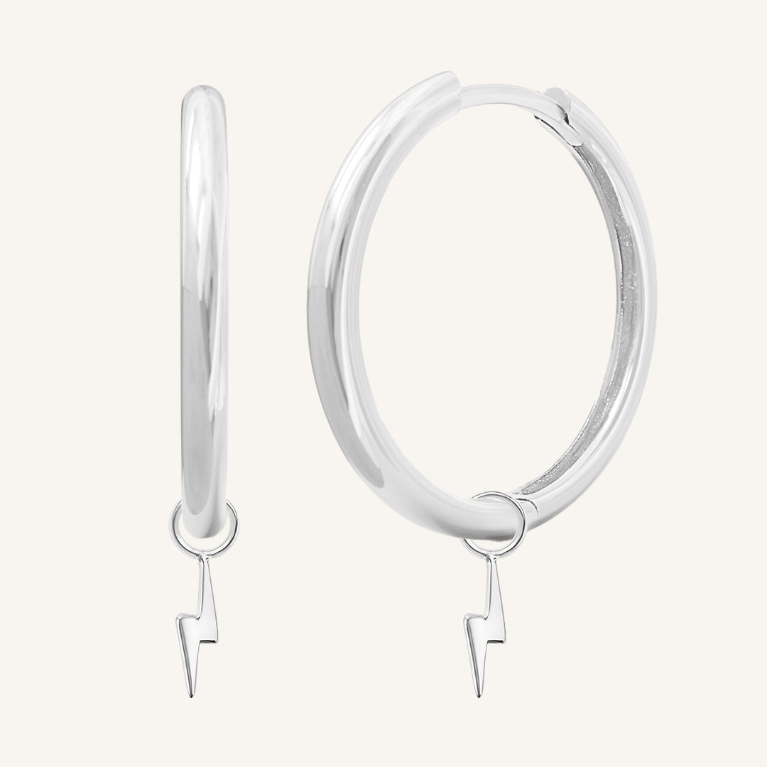 Ignite Plain Hoops Earrings for Women - Minimalist Gold & Silver Hoop Earrings - Everyday Wear, Office & Party Jewelry