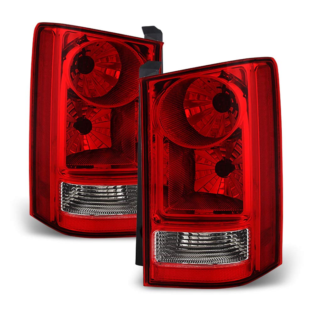 ACANII LED Tail Lights Brake Lamps Replacement for 2009-2015 Honda Pilot - Left & Right Pair - Enhanced Visibility & Safety for Night Driving & Bad Weather Conditions