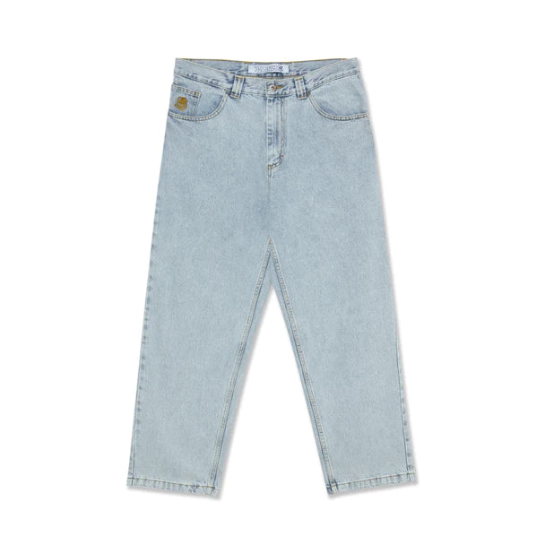Polar Skate Co. '93 Light Blue Denim Skate Pants - Vintage Style Skateboarding Jeans for Men & Women - Perfect for Streetwear, Casual Wear & Skate Sessions