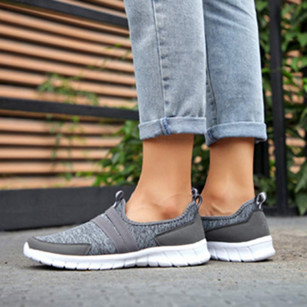 Women's Comfortable Slip-On Walking Sneakers - Breathable Casual Loafers & Fashion Flats for Everyday Wear | Perfect for Work, Travel and Daily Activities